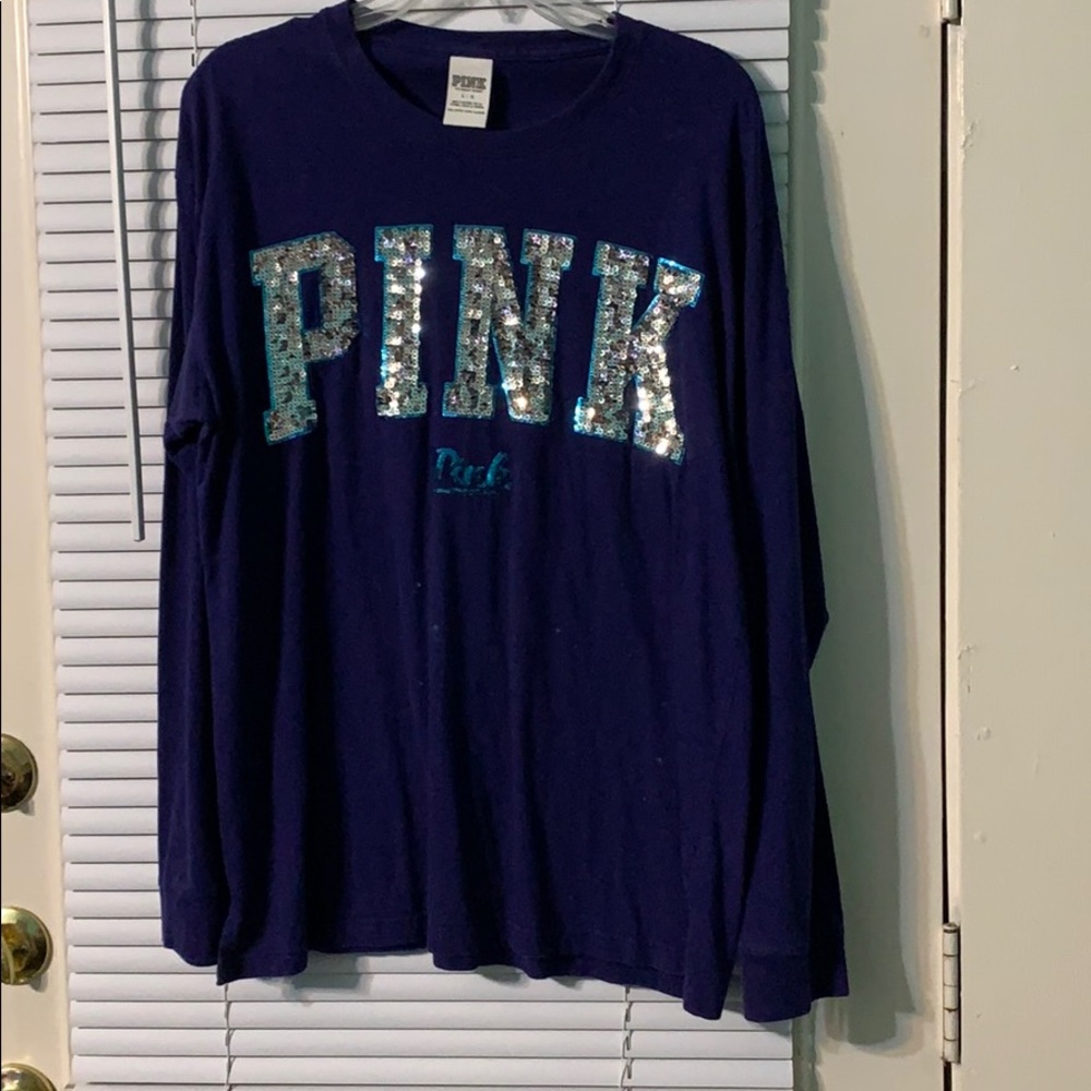 Sequin vs PINK shirt